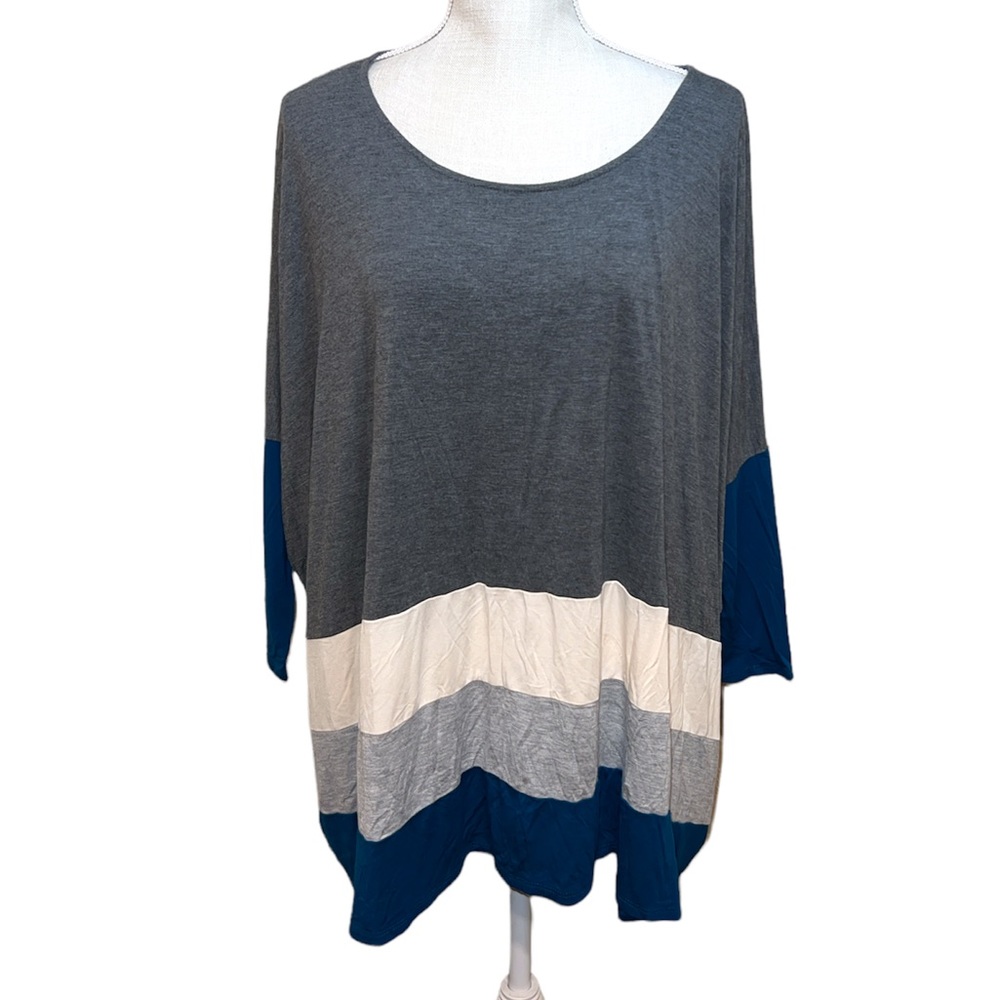 On Trend Oversized Dolman Sleeve Shirt